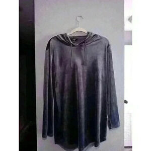 Alfani Intimates Pullover Gray Hoodied Sweatshirt,‎ Medium